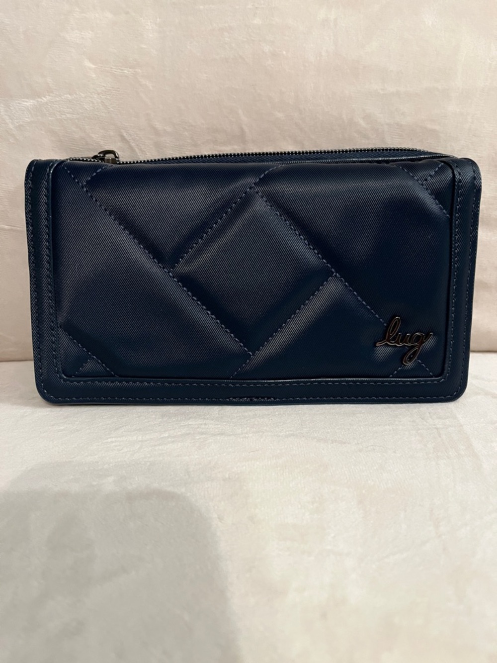 LUG - NWOT - Surrey Satin Luxe VL RFID Wallet in Indigo